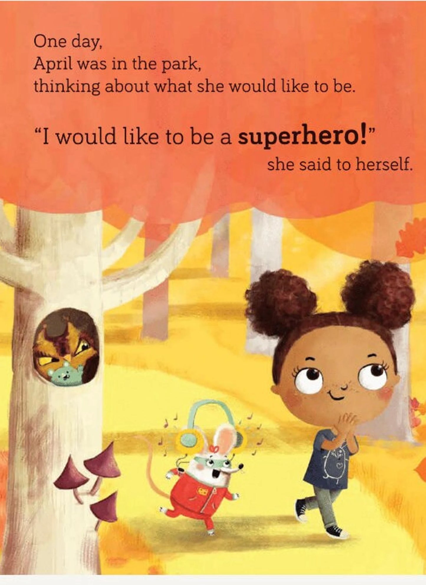 "The Day I Became a Superhero" Personalized Book with Stickers