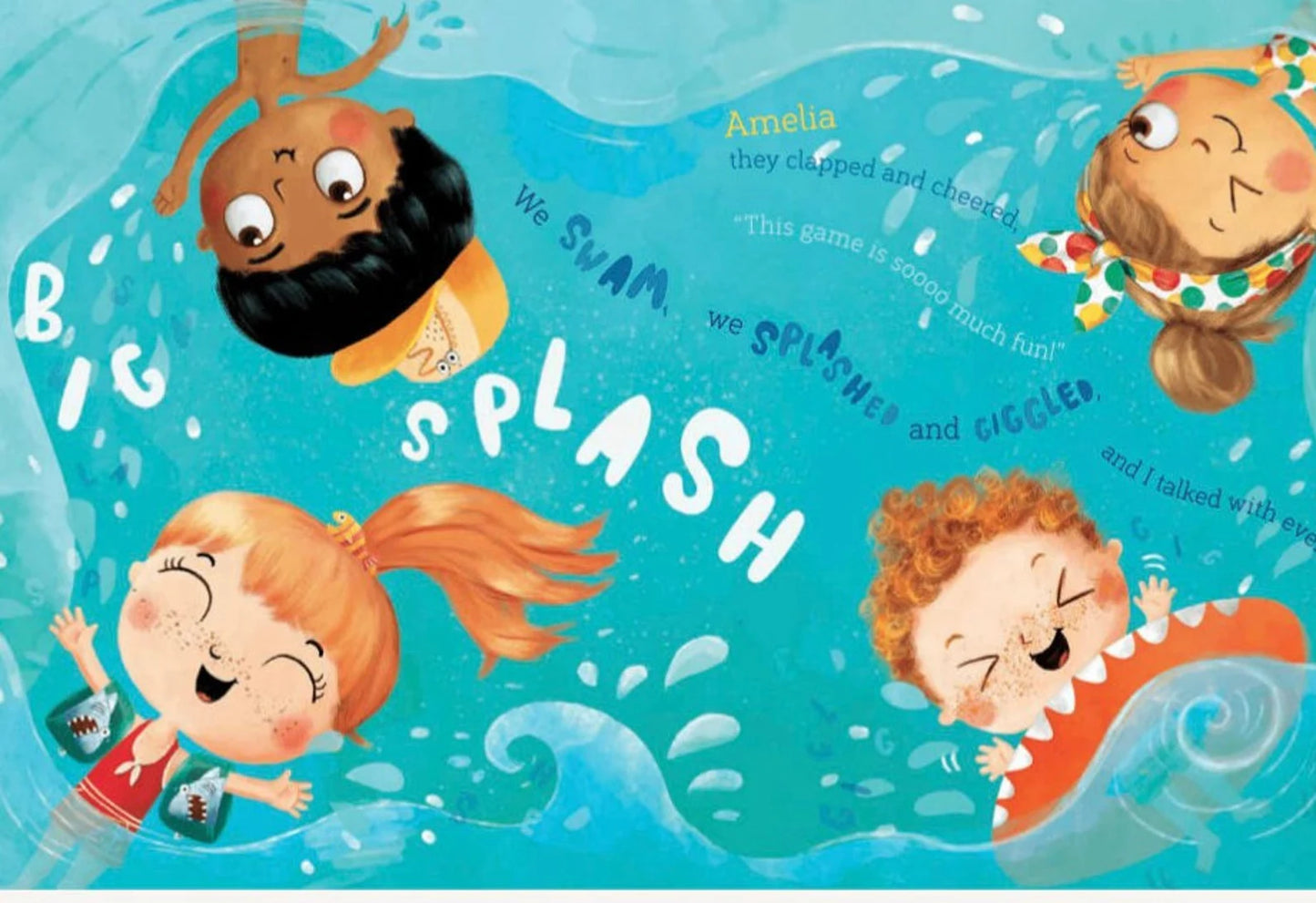 "The BIG Splash" Personalized Book with Stickers