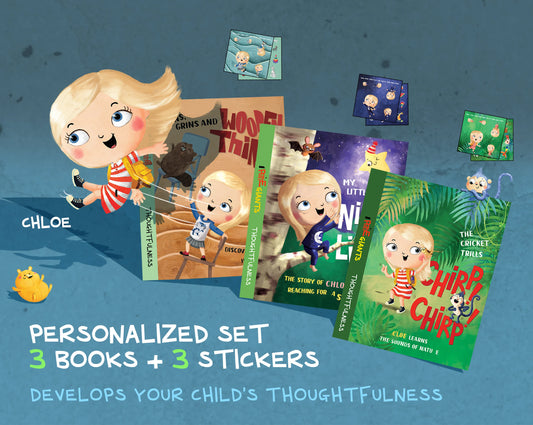 3-Book & Stickers Thoughtfulness Set