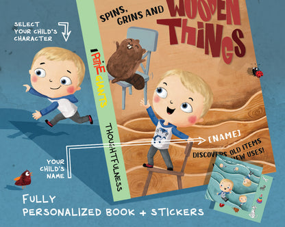 3-Book & Stickers Thoughtfulness Set