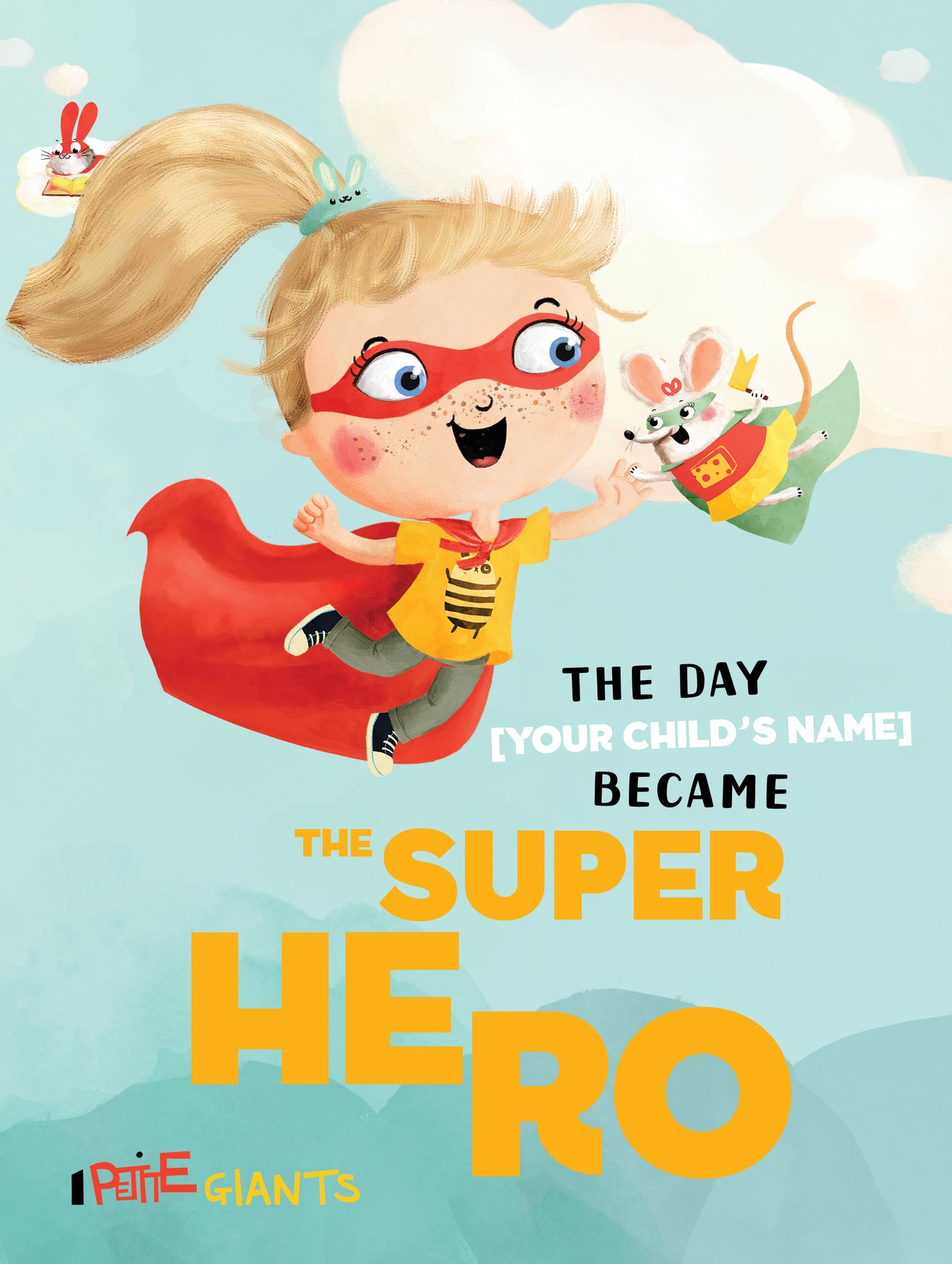 "The Day I Became a Superhero" Personalized Poster