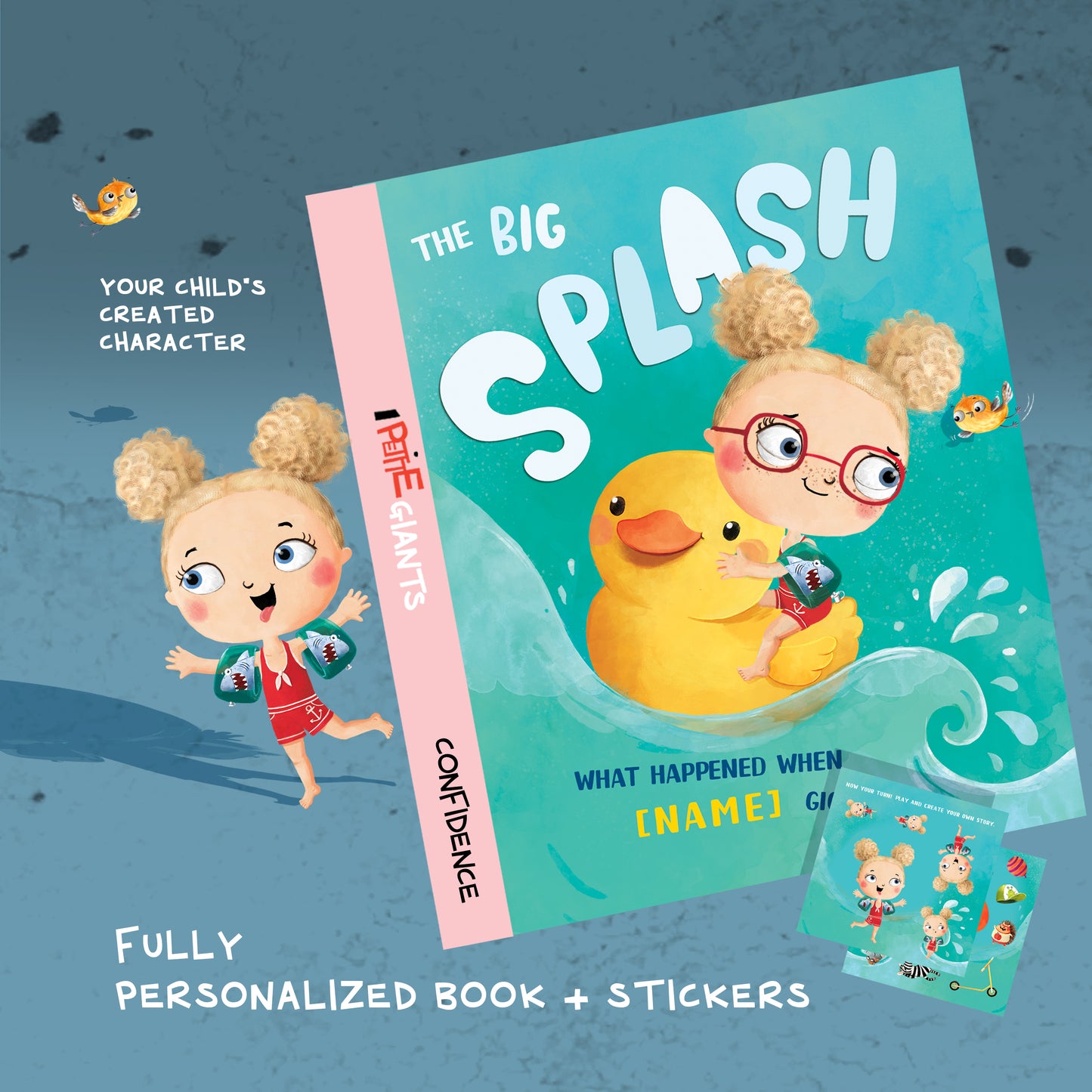 "The BIG Splash" Personalized Book with Stickers