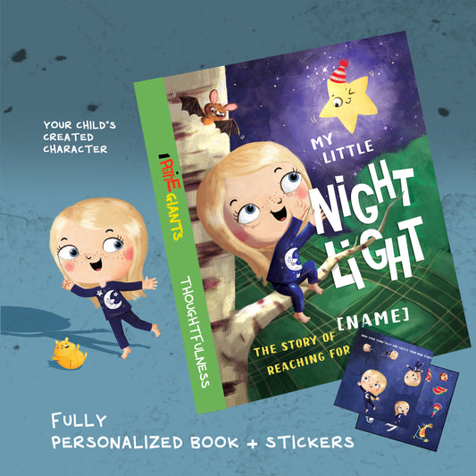 "My Little Night Light" Personalized Book with Stickers